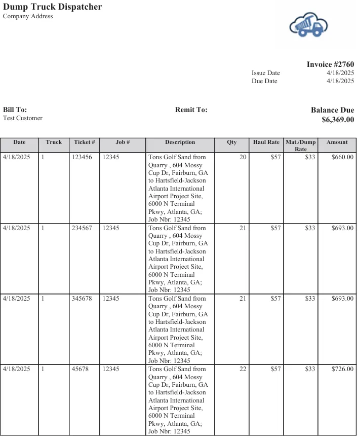 Invoice template 7