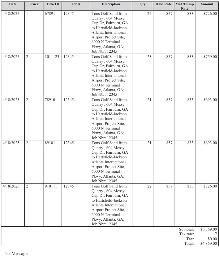 Invoice template 7