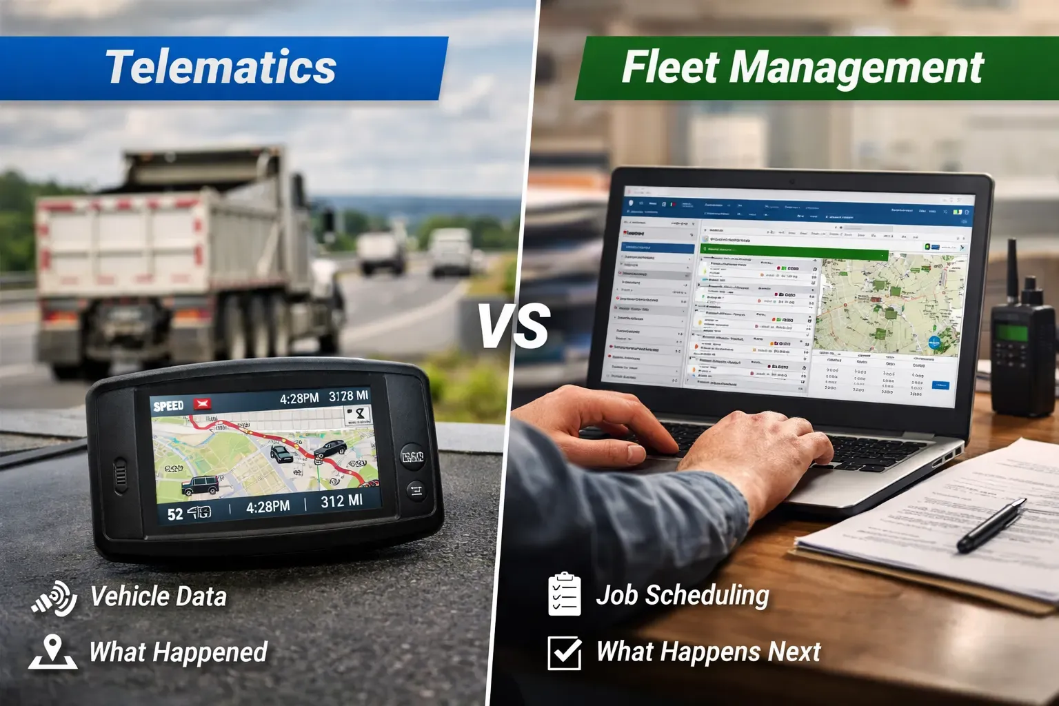 Telematics vs fleet management comparison v1