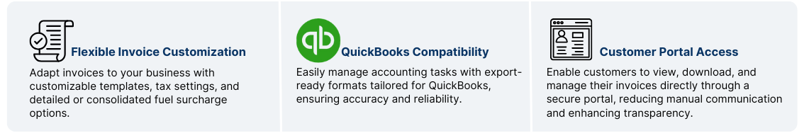 Invoicing features