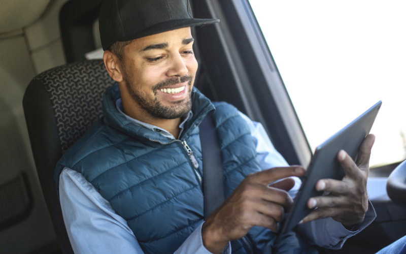 dump truck driver using a driver app- how to manage lease haulers