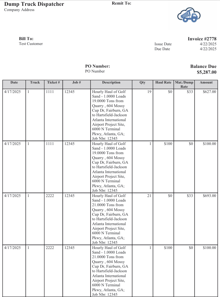 invoice template 8